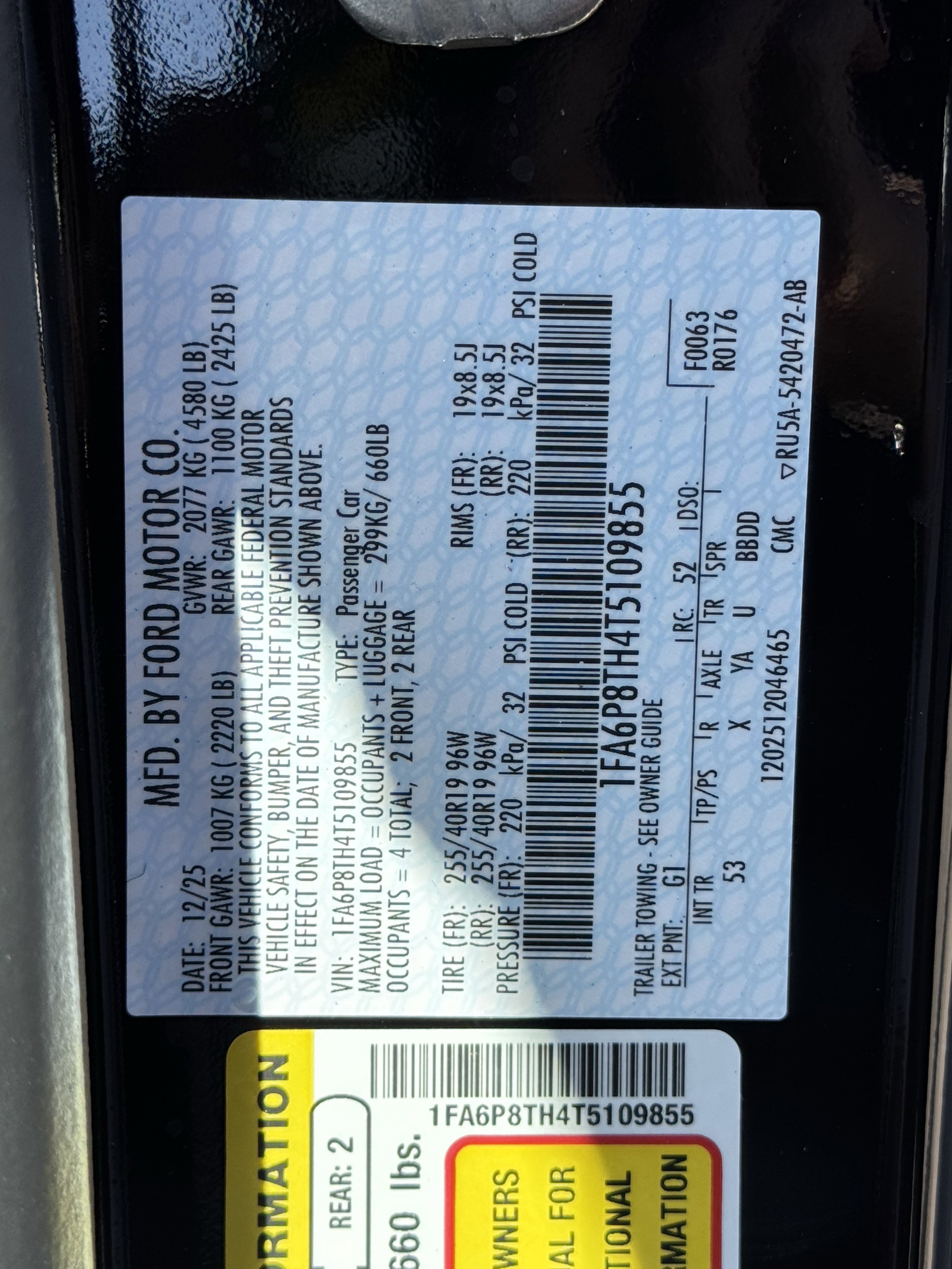 New 2026 Ford Mustang Premium image 22