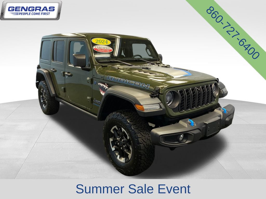 Used 2024 Jeep Wrangler Unlimited Rubicon 4xe w/ Technology Group