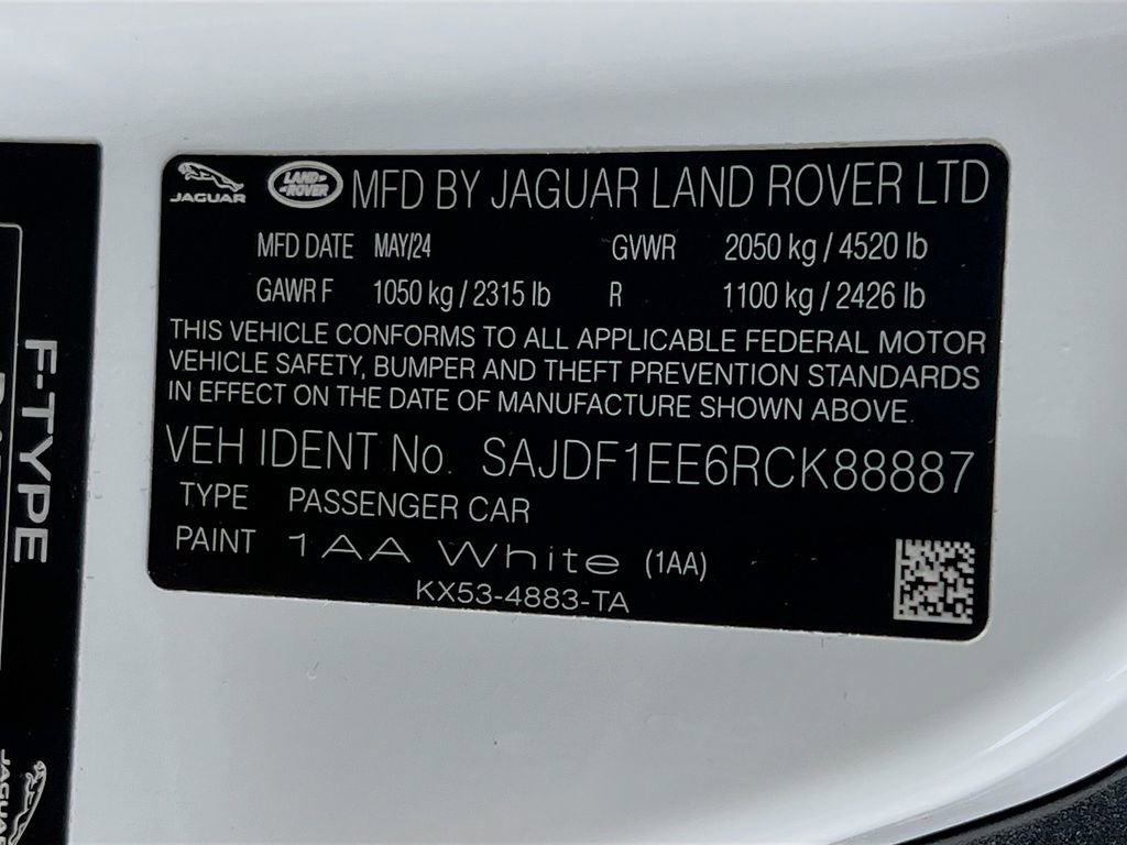 Used 2024 Jaguar F-TYPE R-Dynamic image 31