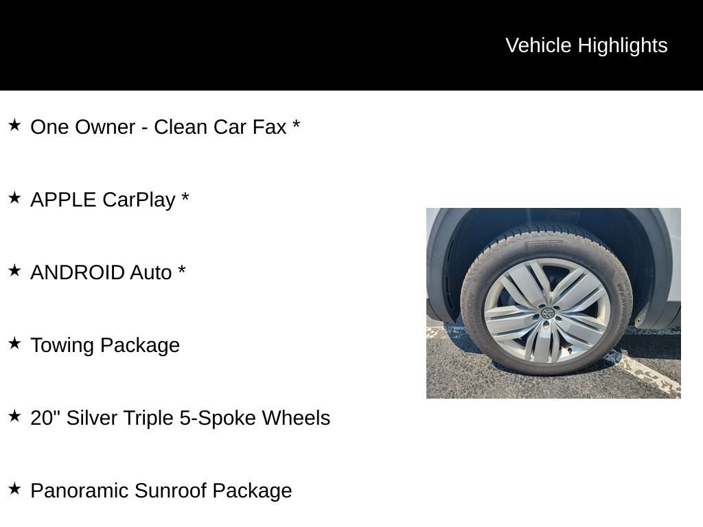 Used 2019 Volkswagen Atlas SE w/ Panoramic Sunroof Package AWD/4WD image 11