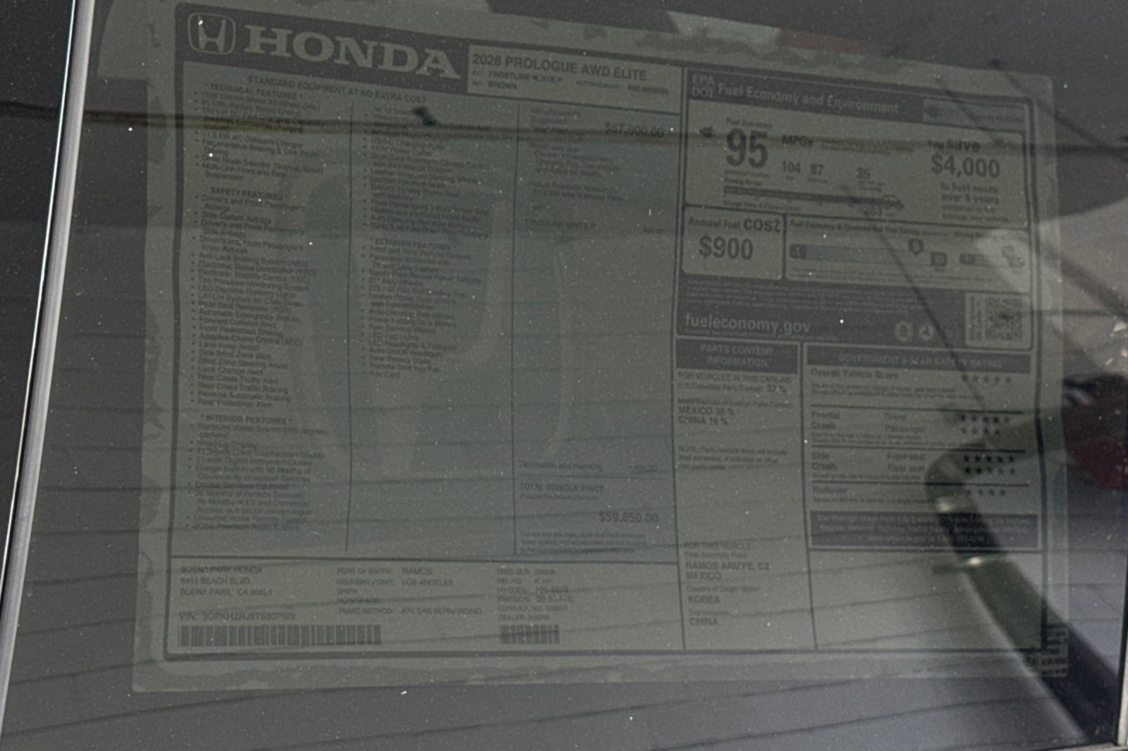 New 2026 Honda Prologue Elite image 35