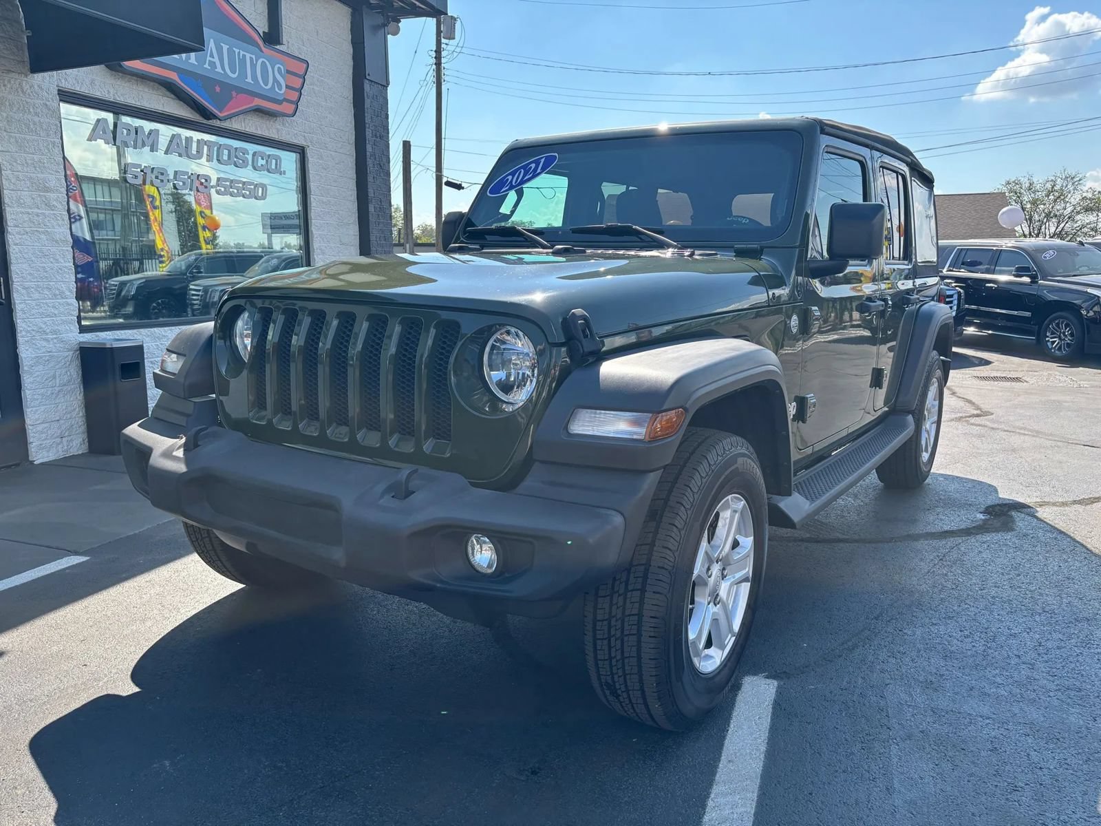 Used 2021 Jeep Wrangler Unlimited Sport AWD/4WD image 1