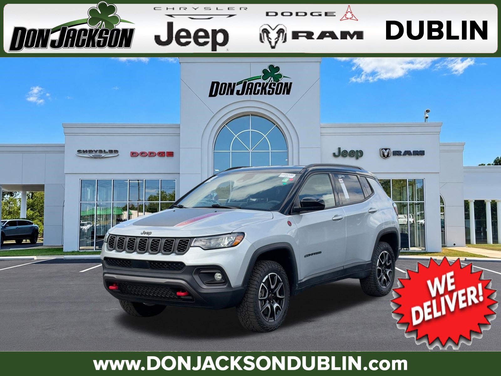 Used 2025 Jeep Compass Trailhawk w/ Trailhawk Convenience Group AWD/4WD image 1