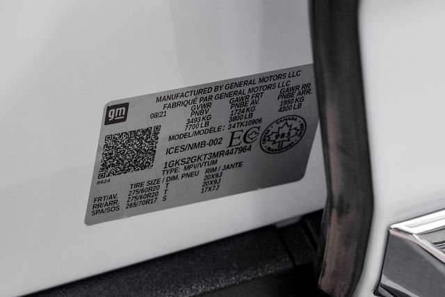 Used 2021 GMC Yukon XL SLT w/ Rear Media and Nav Package AWD/4WD image 72