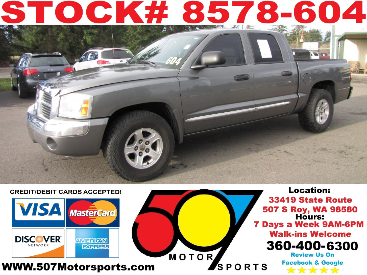 Used 2005 Dodge Dakota Laramie w/ Trailer Tow Group