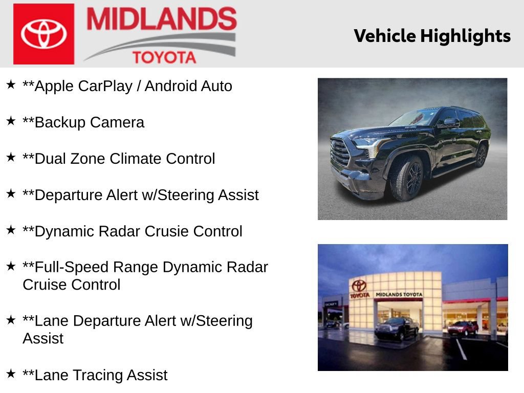 Used 2024 Toyota Sequoia SR5 w/ SR5 Premium Package AWD/4WD image 2