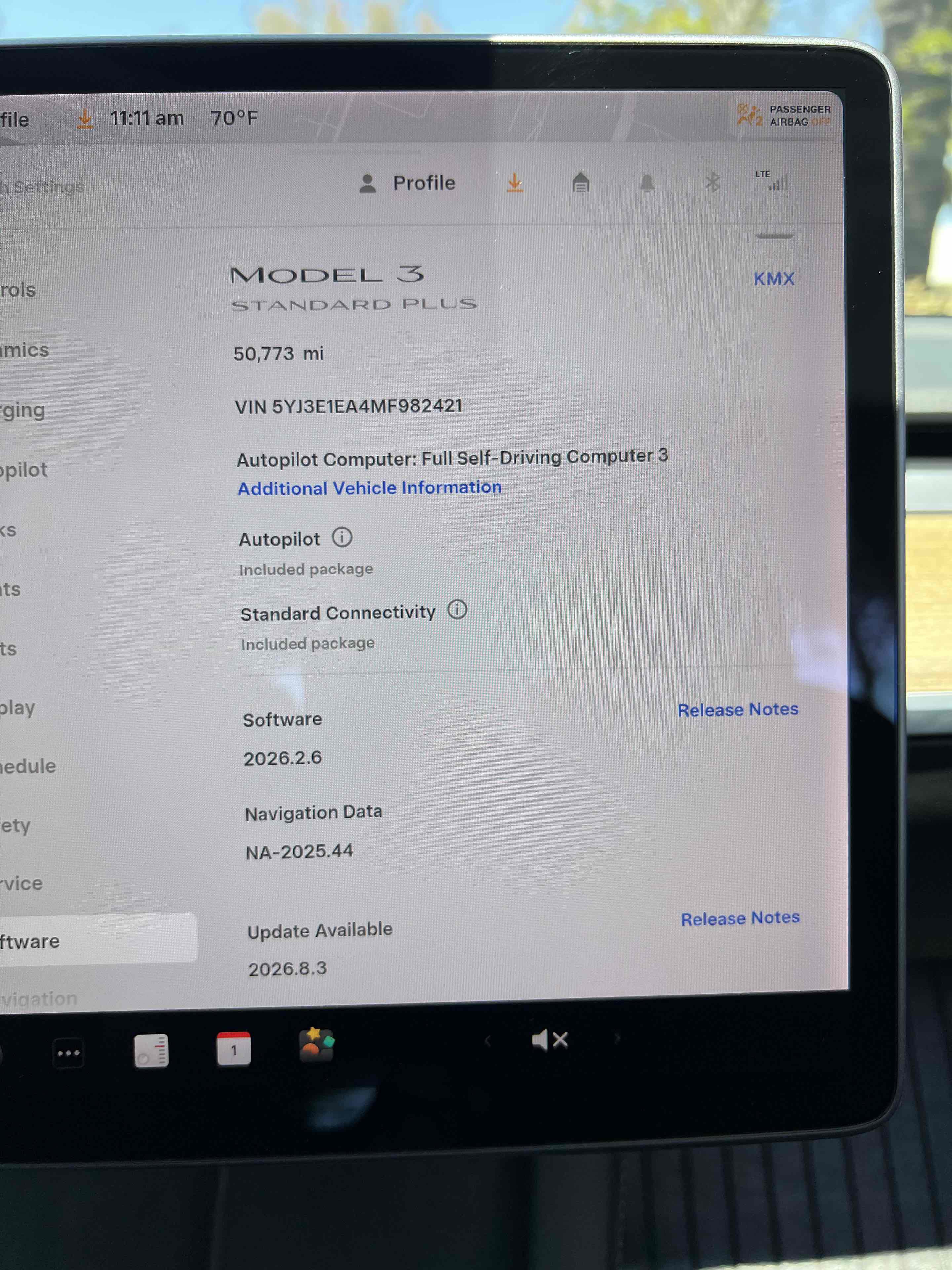 Used 2021 Tesla Model 3 Standard Range Plus RWD image 3