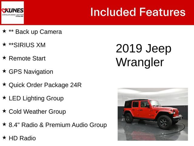Used 2019 Jeep Wrangler Unlimited Rubicon AWD/4WD image 5