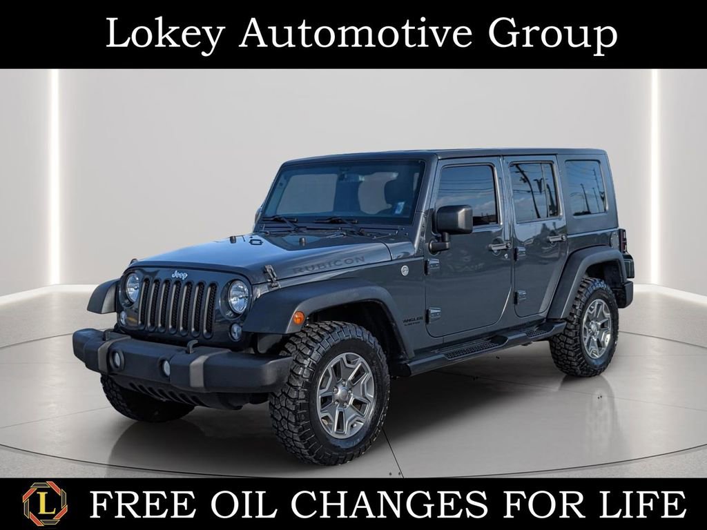 Used 2016 Jeep Wrangler Unlimited Rubicon w/ Connectivity Group AWD/4WD image 1