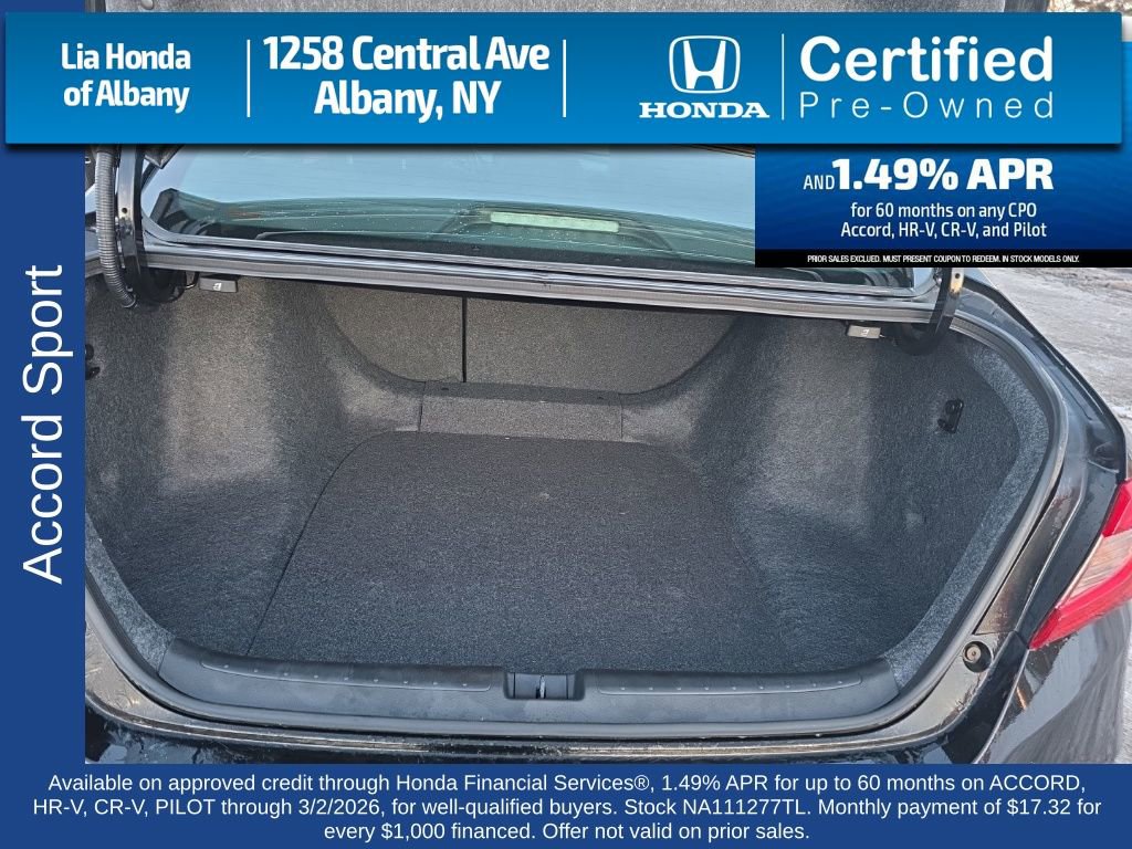 Certified 2022 Honda Accord Sport image 23