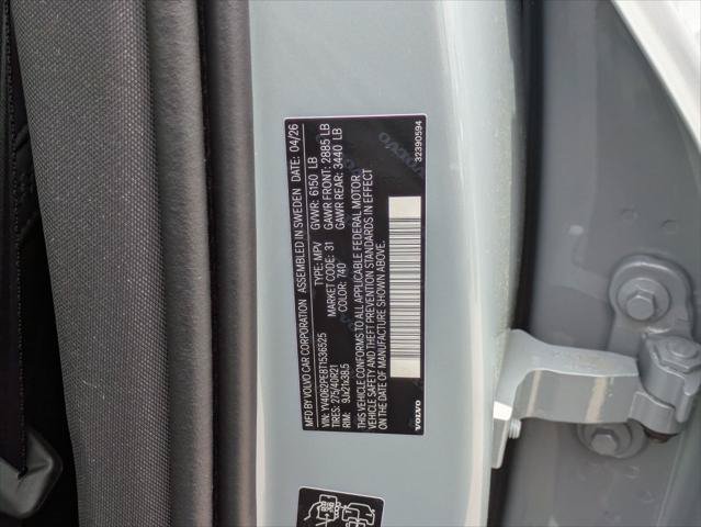 New 2026 Volvo XC90 B6 Plus w/ Protection Package Premier AWD/4WD image 15
