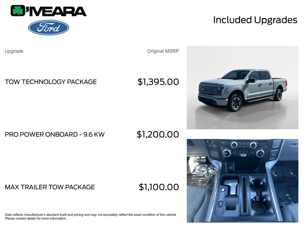 Used 2023 Ford F150 Lightning XLT w/ Tow Technology Package image 4