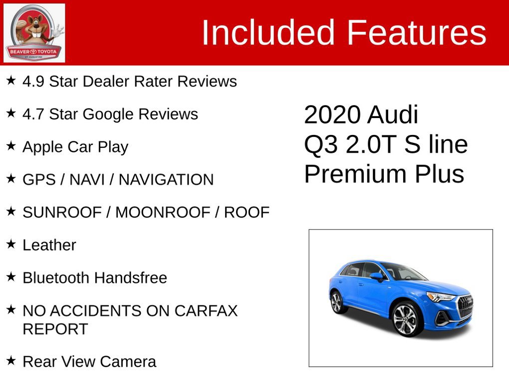 Used 2020 Audi Q3 2.0T Premium Plus AWD/4WD image 4
