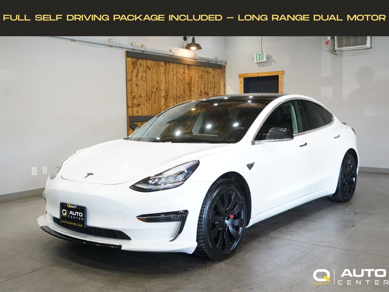 Used 2019 Tesla Model 3 Long Range AWD/4WD image 1