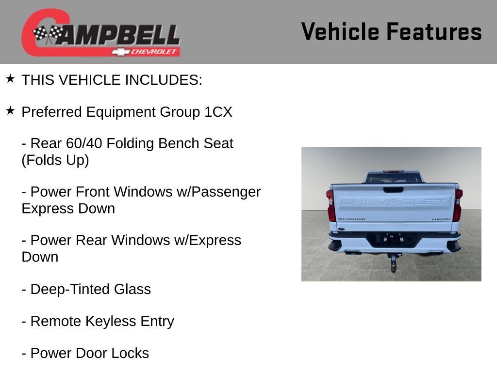 Used 2021 Chevrolet Silverado 1500 Custom w/ Custom Max Trailering Package image 5