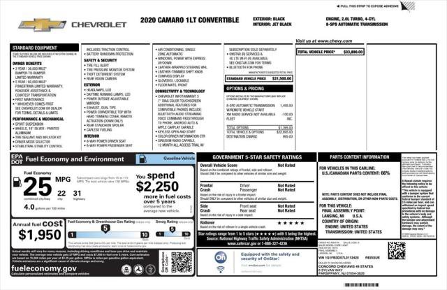 Used 2020 Chevrolet Camaro LT image 4