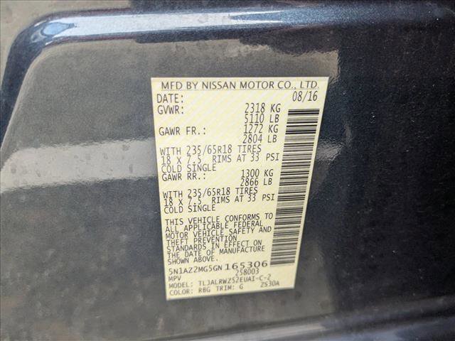 Used 2016 Nissan Murano SL w/ SL Technology Package image 15