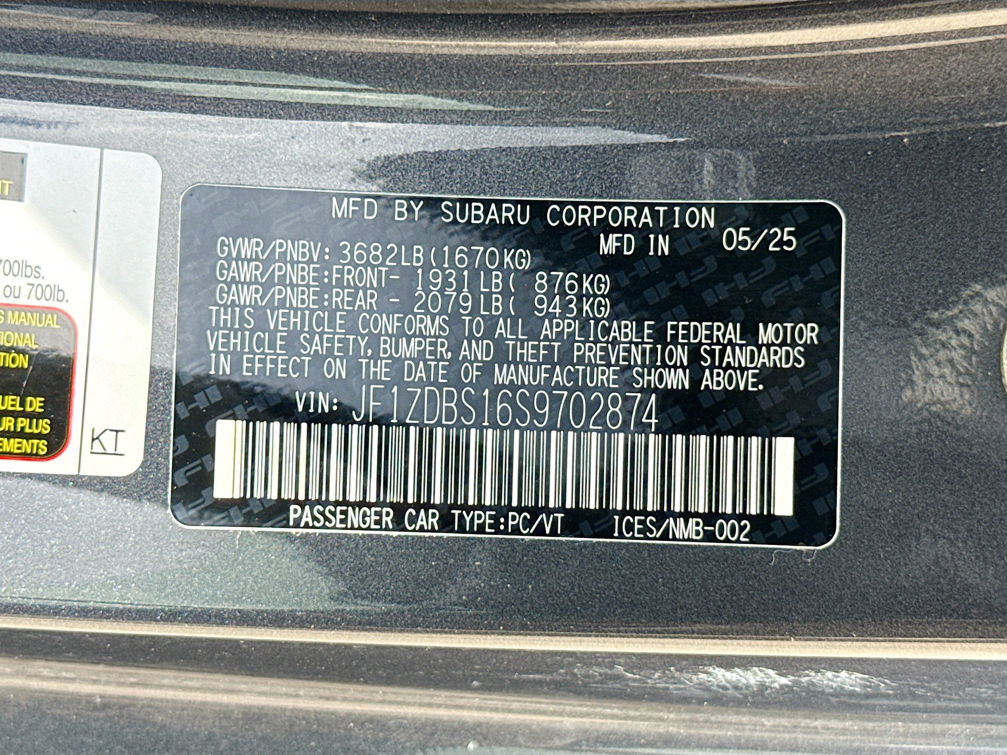 Used 2025 Subaru BRZ tS w/ Popular Package 2 RWD image 40