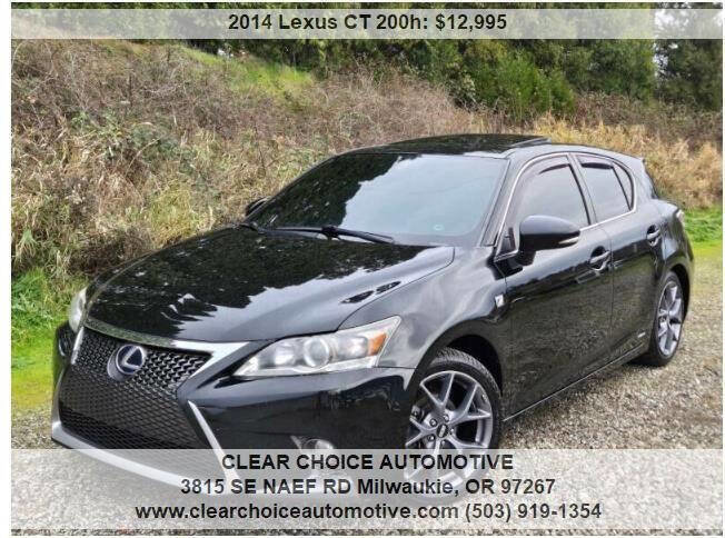 Used 2014 Lexus CT 200h Base 4dr Hatchback image 9