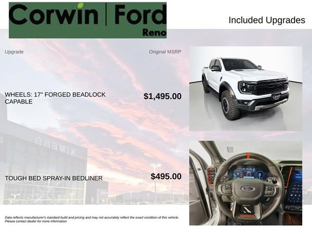 Certified 2024 Ford Ranger Raptor AWD/4WD image 3