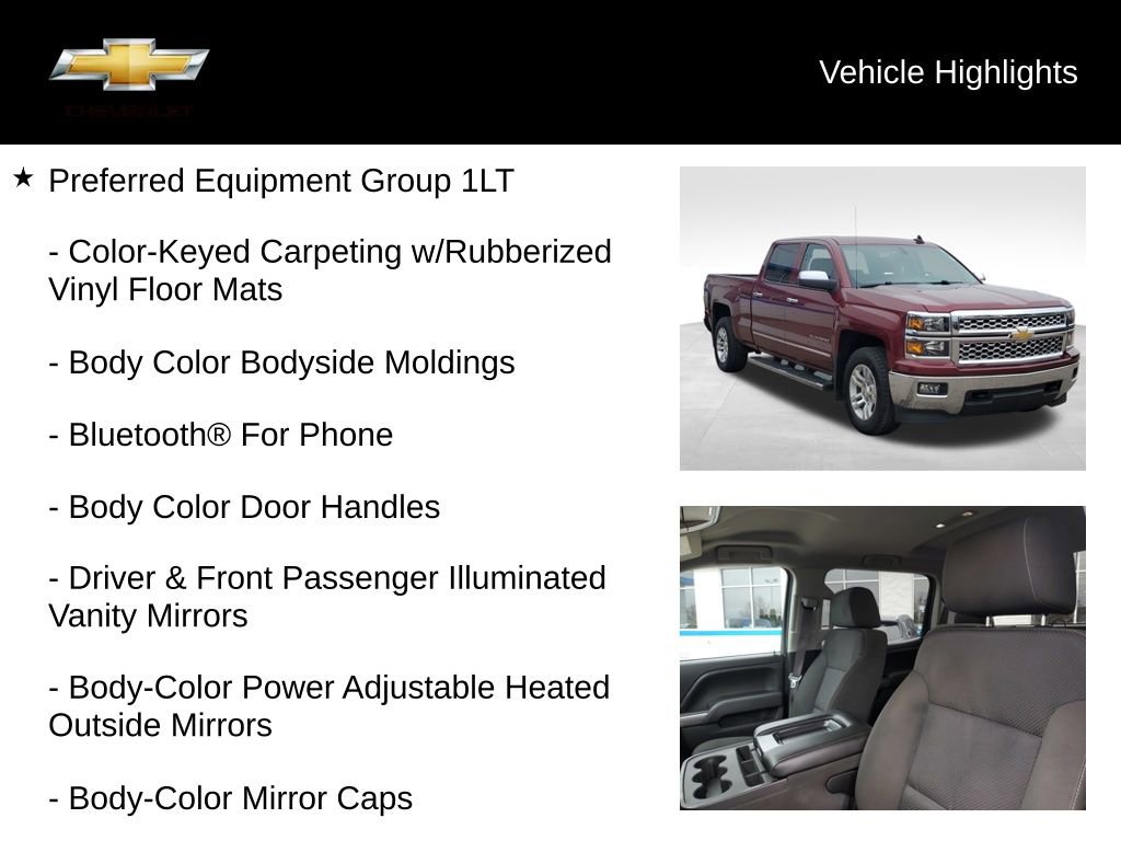 Used 2015 Chevrolet Silverado 1500 LT w/ All Star Edition AWD/4WD image 19