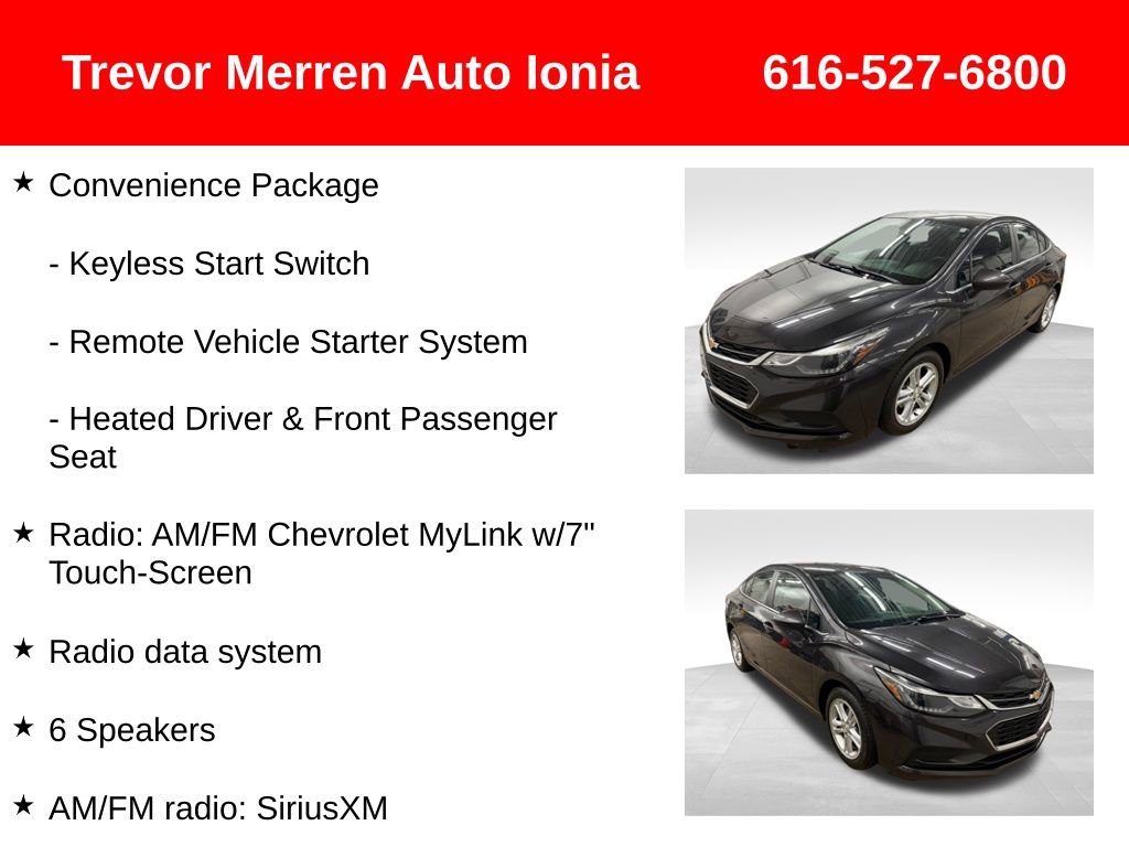 Used 2016 Chevrolet Cruze LT w/ Convenience Package image 19