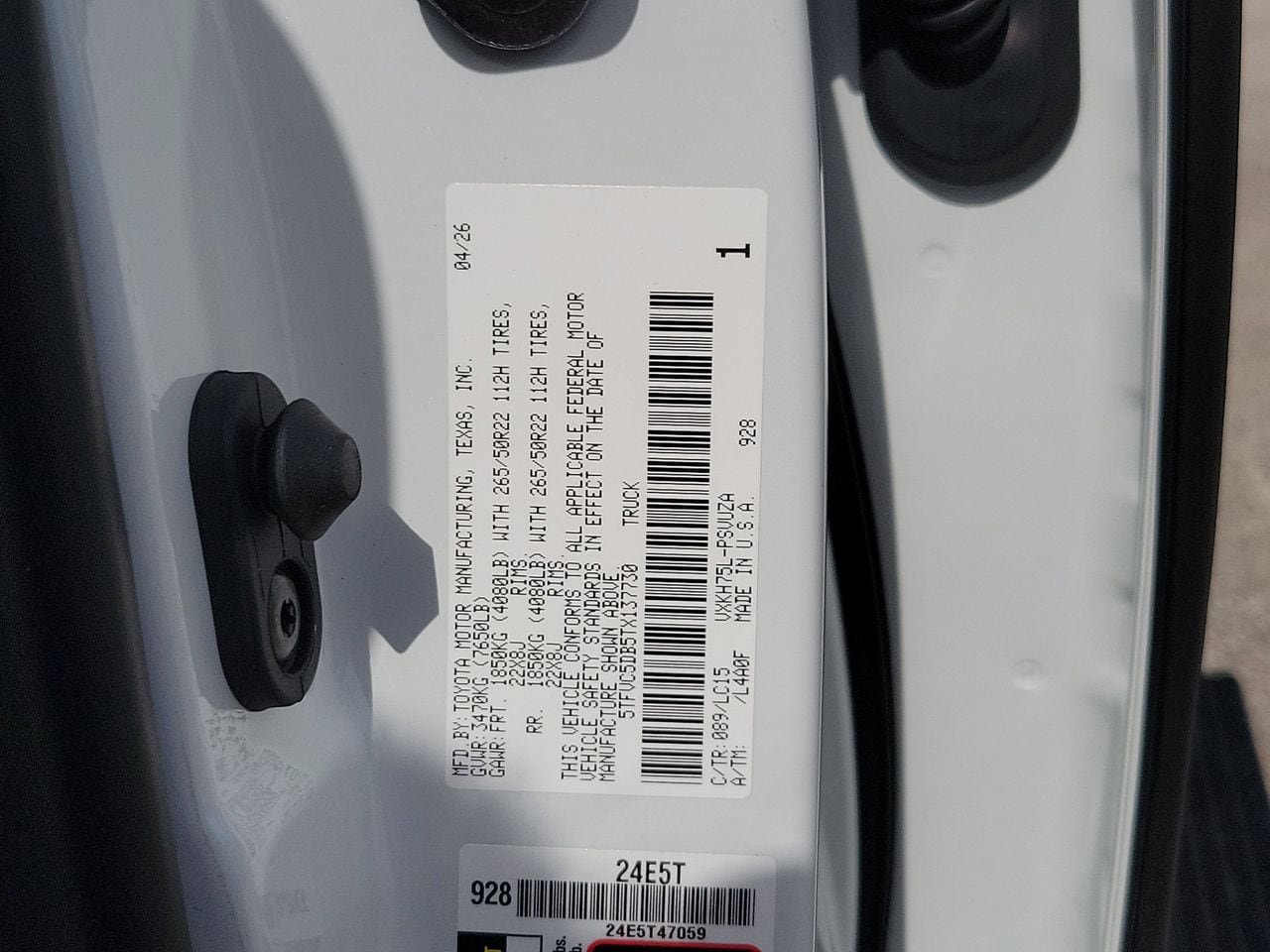 New 2026 Toyota Tundra Capstone AWD/4WD image 33