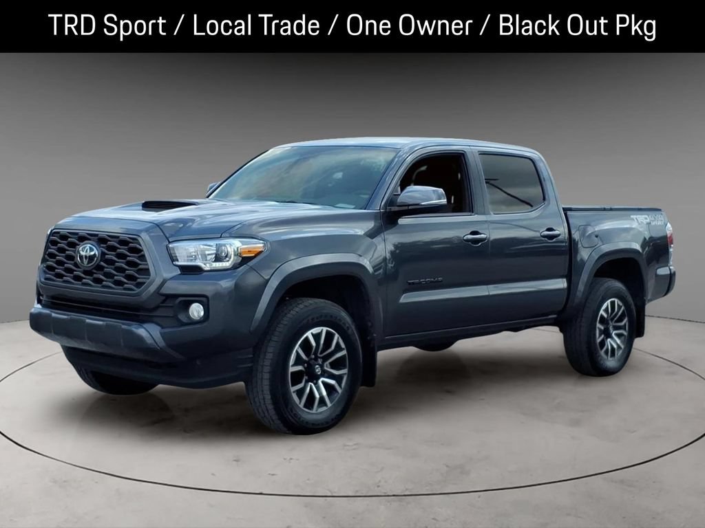 Used 2022 Toyota Tacoma TRD Sport w/ Black Out Package (TMS) AWD/4WD image 1
