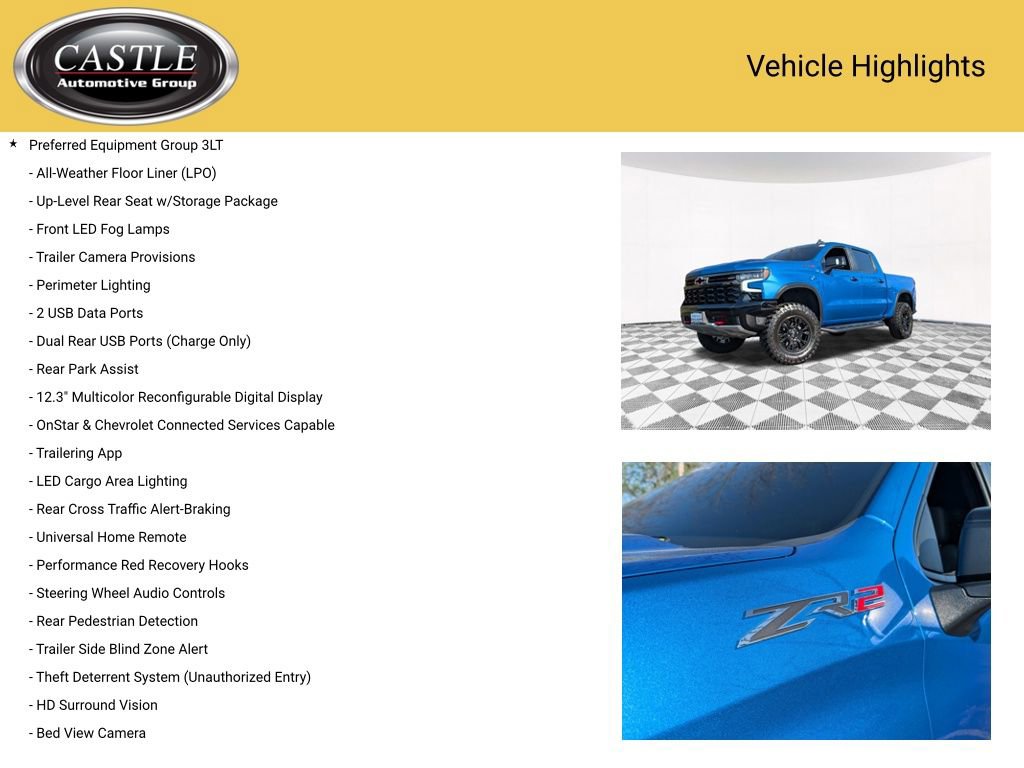 Used 2022 Chevrolet Silverado 1500 ZR2 w/ Technology Package AWD/4WD image 10