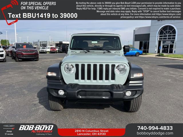 Certified 2023 Jeep Wrangler Sport AWD/4WD image 2