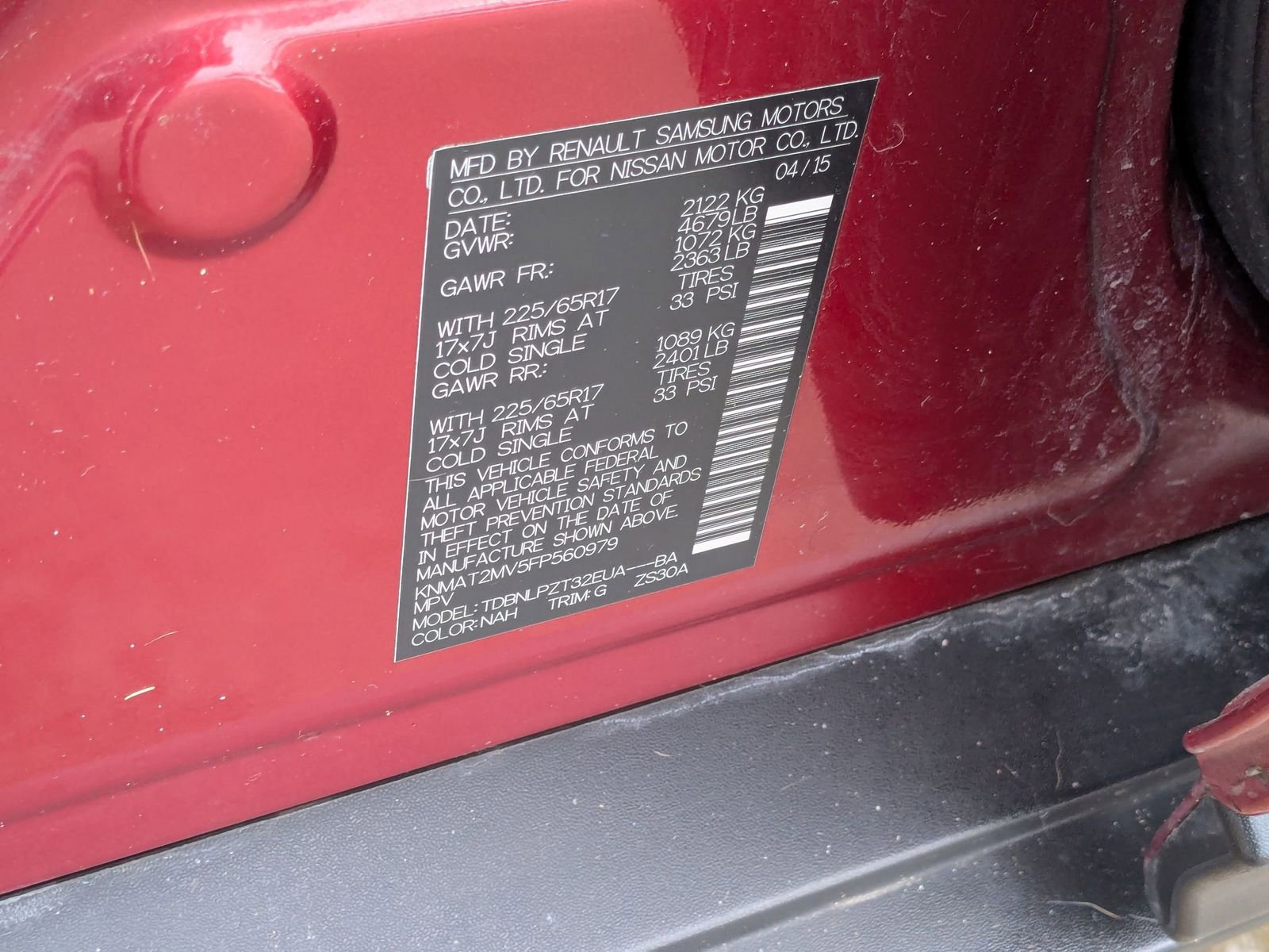 Used 2015 Nissan Rogue S image 36