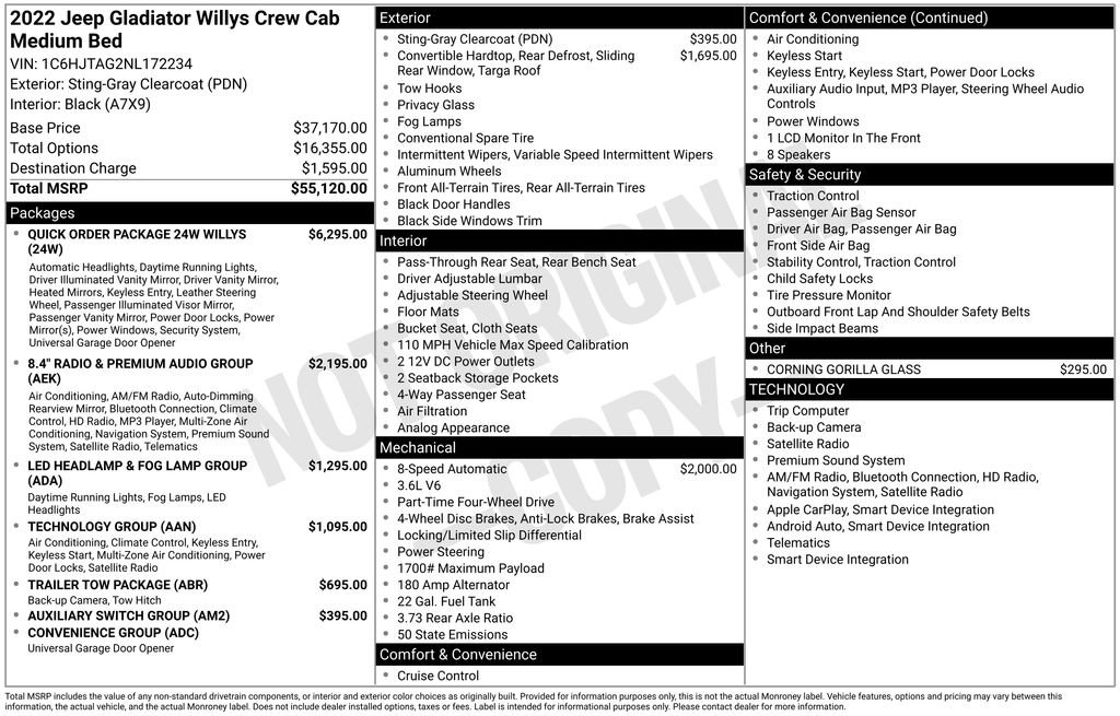 Used 2022 Jeep Gladiator Willys image 15