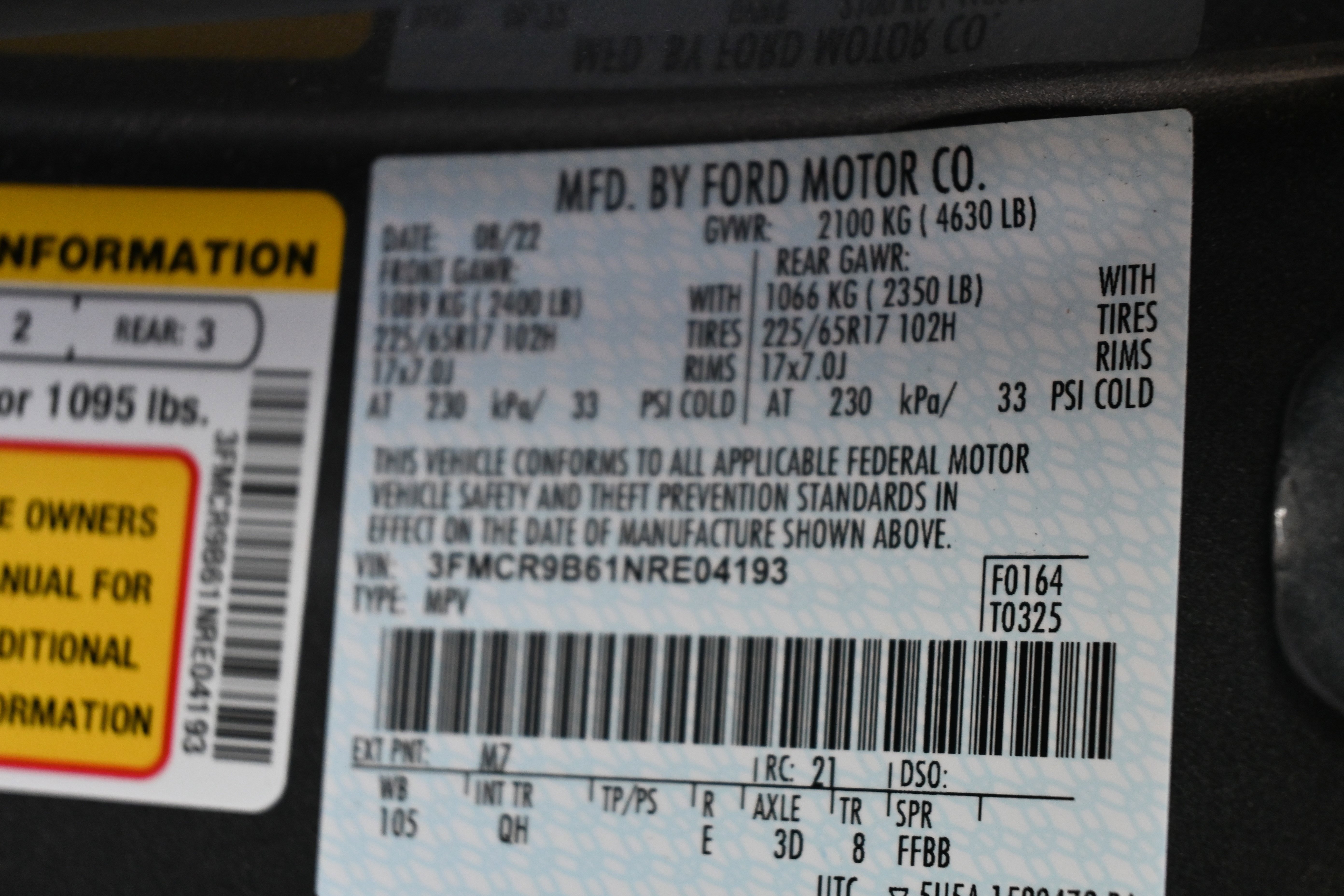 Used 2022 Ford Bronco Sport Big Bend w/ Convenience Package image 17