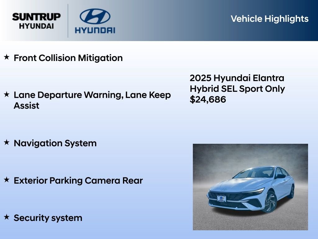 New 2025 Hyundai Elantra SEL image 7