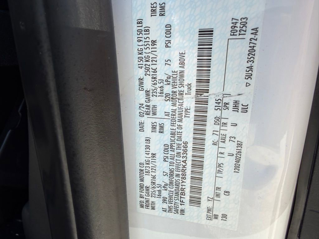 Used 2024 Ford Transit 250 Low Roof w/ Exterior Upgrade Package image 28