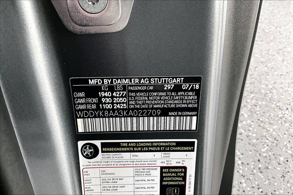 Used 2019 Mercedes-Benz AMG GT C image 18