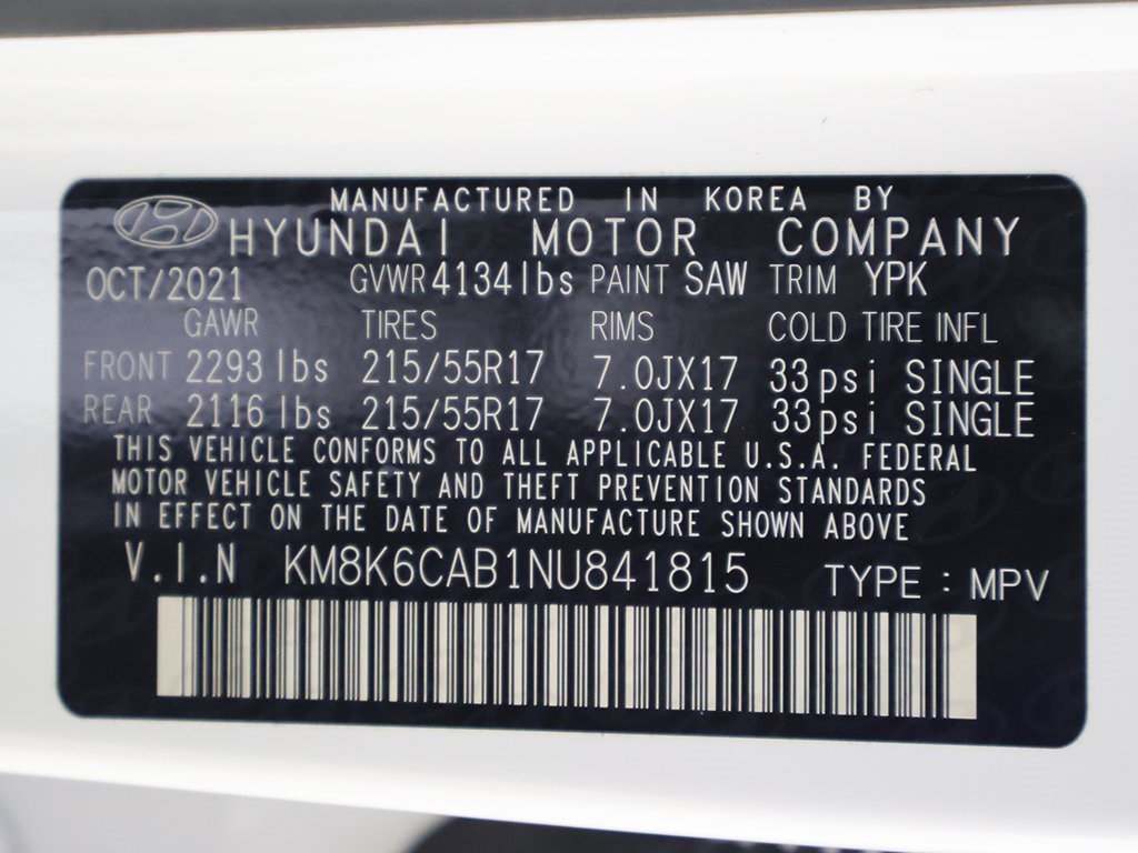 Certified 2022 Hyundai Kona SEL image 37