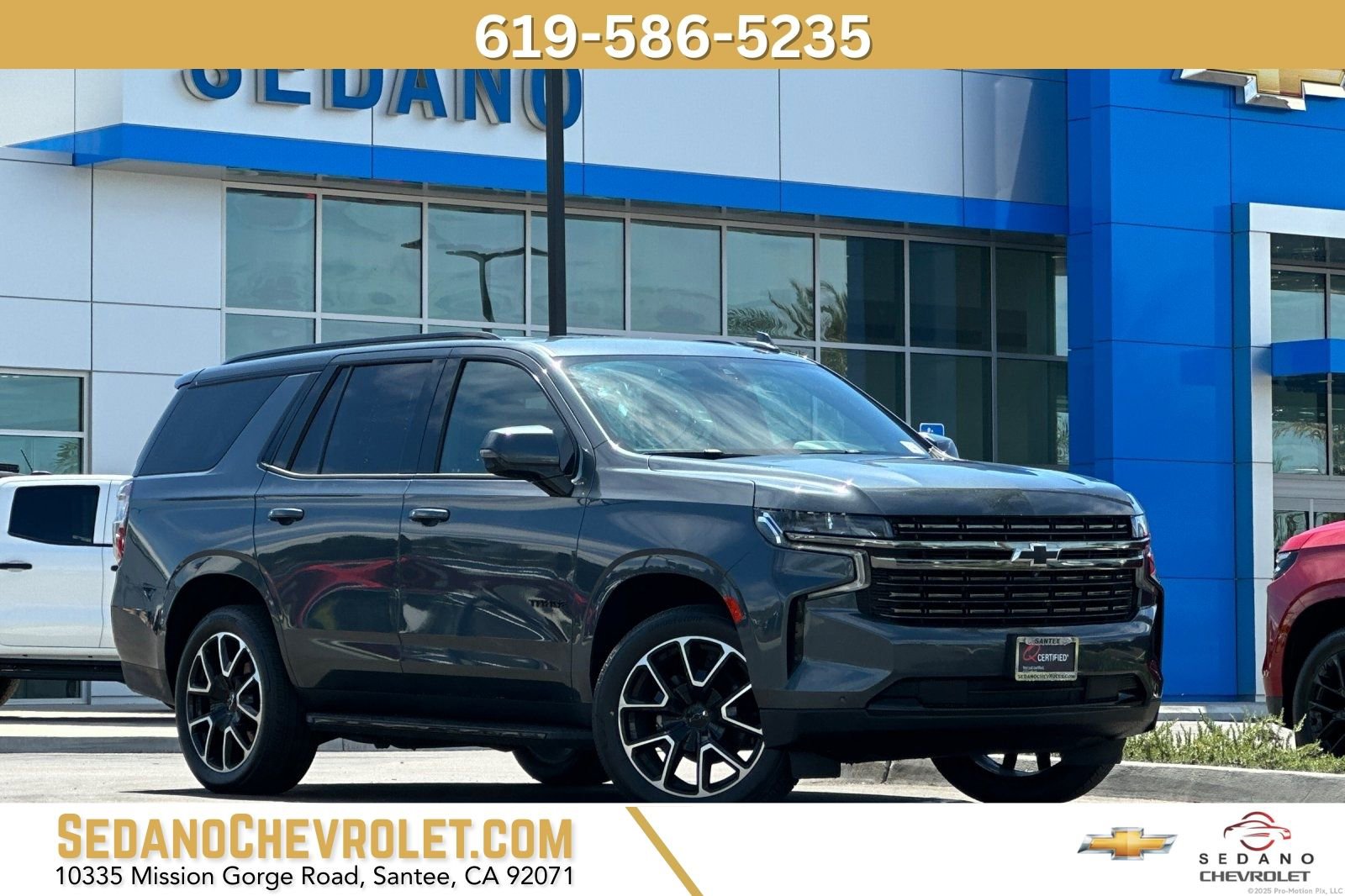 Used 2021 Chevrolet Tahoe RST w/ Luxury Package RWD image 1