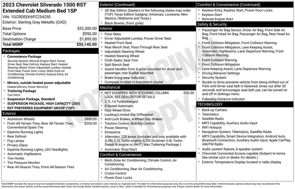 Certified 2023 Chevrolet Silverado 1500 RST AWD/4WD image 5