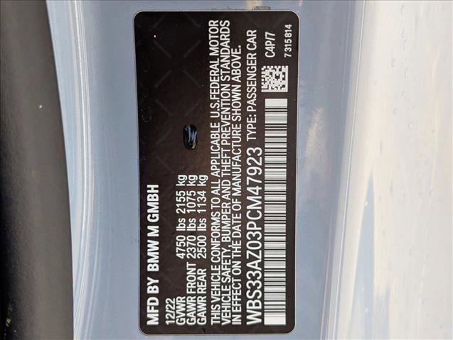 Used 2023 BMW M4 Competition w/ Executive Package RWD image 25