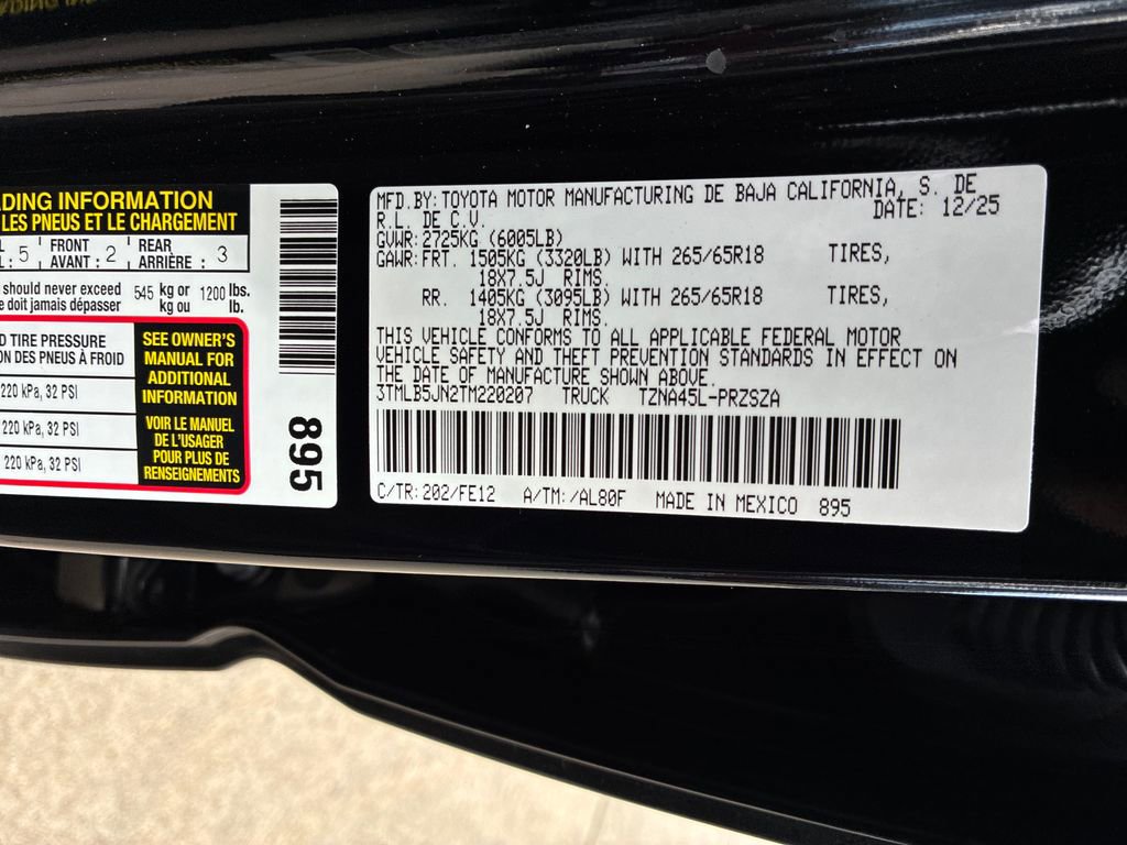 New 2026 Toyota Tacoma TRD Sport image 48