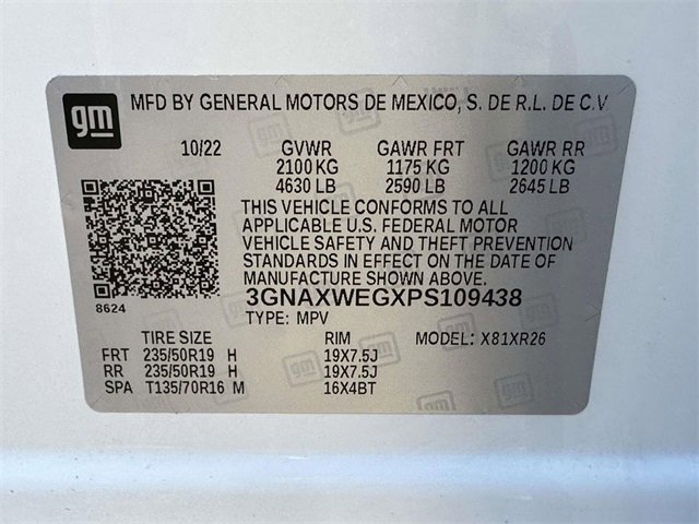 Certified 2023 Chevrolet Equinox RS w/ RS Leather Package image 43