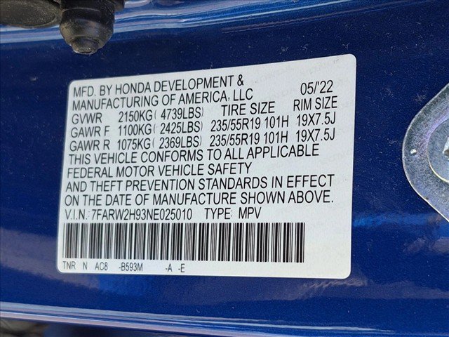 Used 2022 Honda CR-V Touring image 26