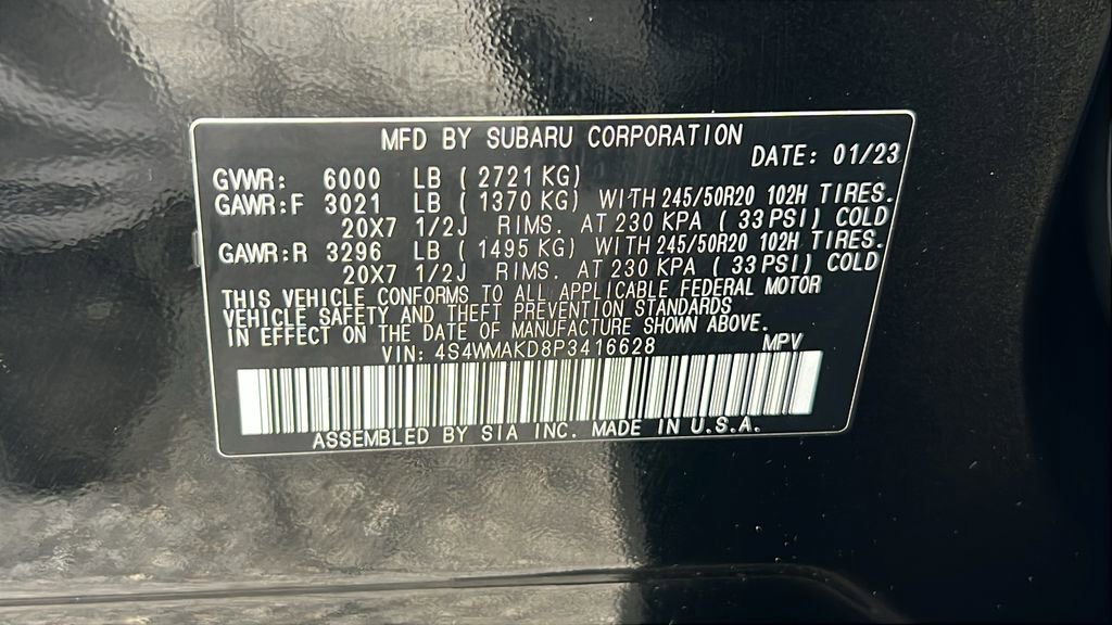 Used 2023 Subaru Ascent Onyx Edition Limited image 33