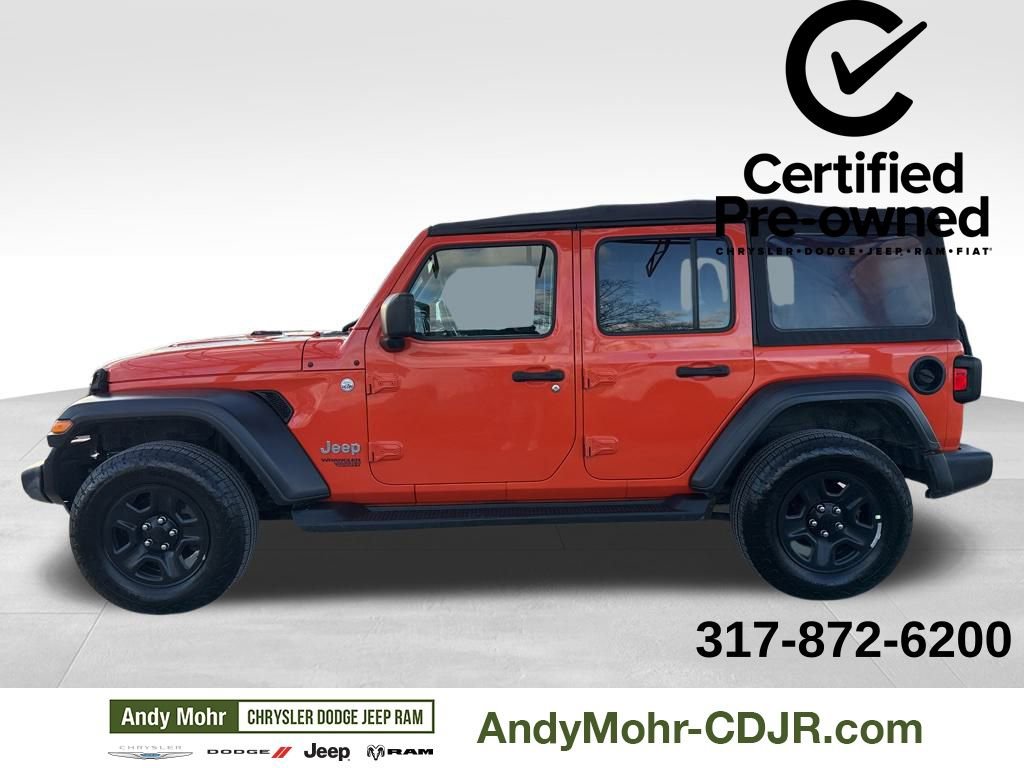 Certified 2018 Jeep Wrangler Unlimited Sport S image 4
