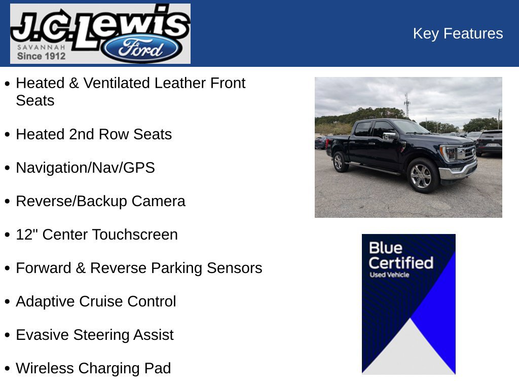 Certified 2023 Ford F150 Lariat w/ Equipment Group 502A High AWD/4WD image 33