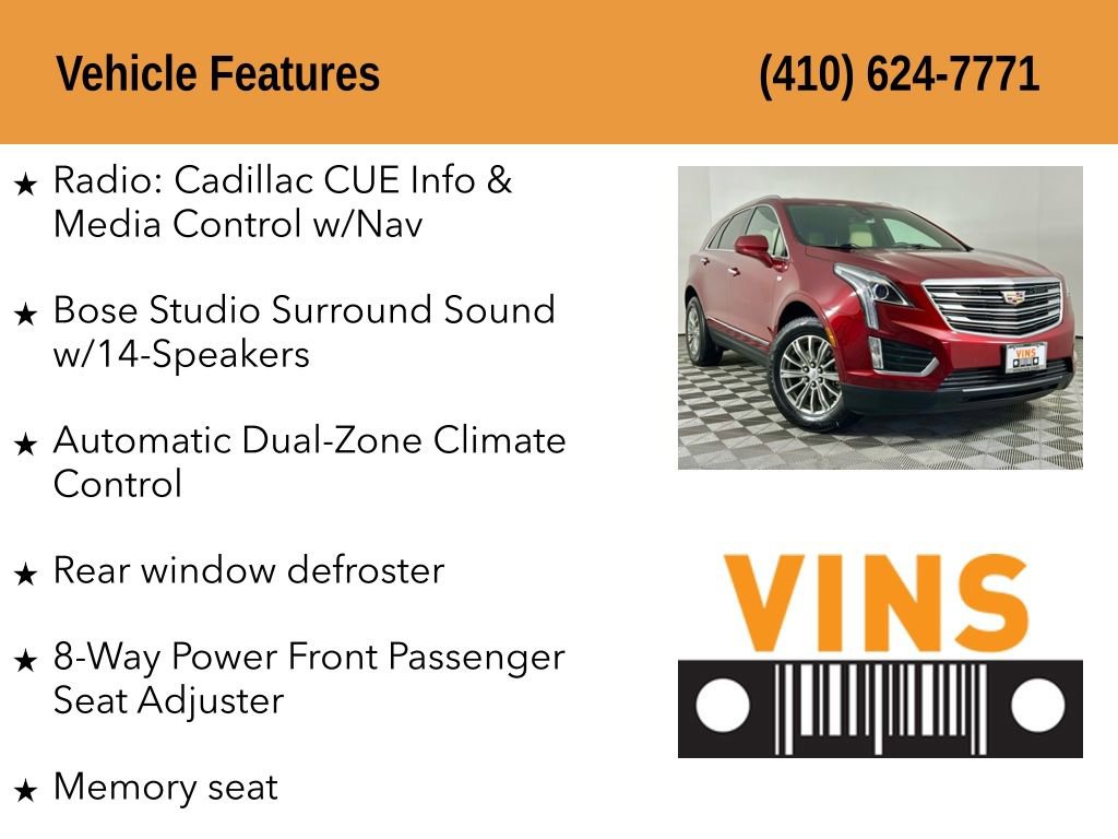 Used 2017 Cadillac XT5 Luxury w/ Driver Awareness Package image 5