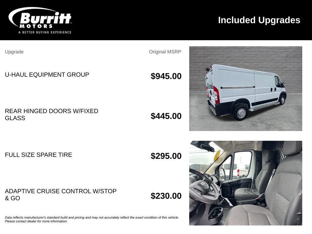 Used 2025 RAM ProMaster 2500 w/ U-Haul Equipment Group FWD video 3