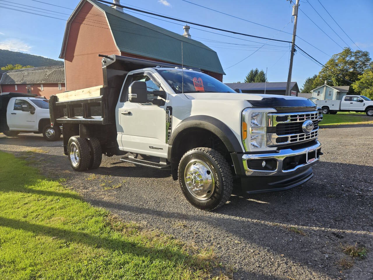 Used 2023 Ford F550 4x4 Regular Cab Super Duty w/ Snow Plow Prep Package image 2