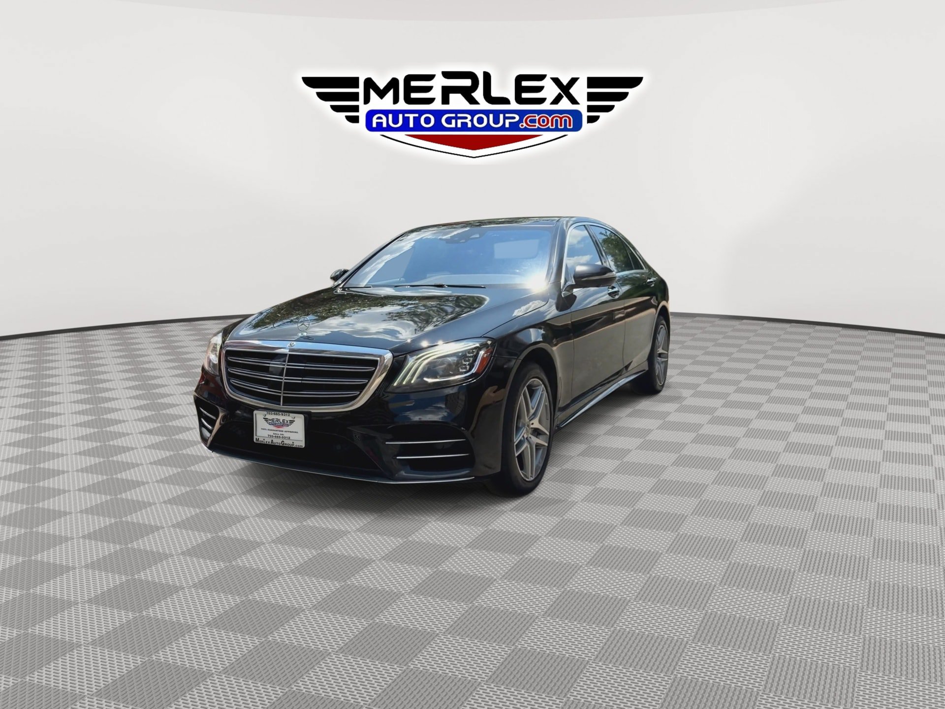 Used 2019 Mercedes-Benz S 560 4MATIC Sedan w/ AMG Line Exterior image 3